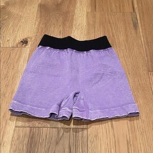FP Movement by Free People Lilac and Black Bike Shorts
